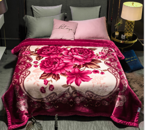 [ Siêu Dày Mịn  Cực Bền Đẹp ] Chăn Lông Tuyết Siêu Dày Siêu Mềm Mại Cực Ấm Kích Thước 220 cm x 180 cm Trọng Lượng gần 4 Kg