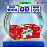 SALE 11.11-VC 12%] Thùng Nước Ngọt Giải Khát Có Gaz Mirinda Xá Xị (320ml/lon)