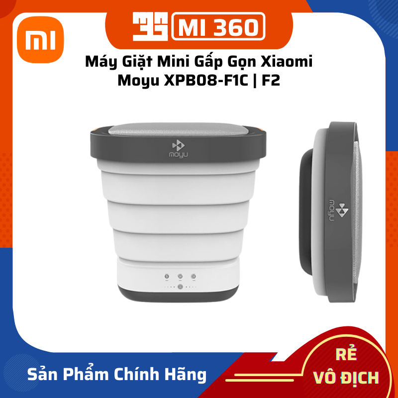 Máy giặt mini gấp gọn xiaomi moyu xpb08-f1c | f2 chính hãng