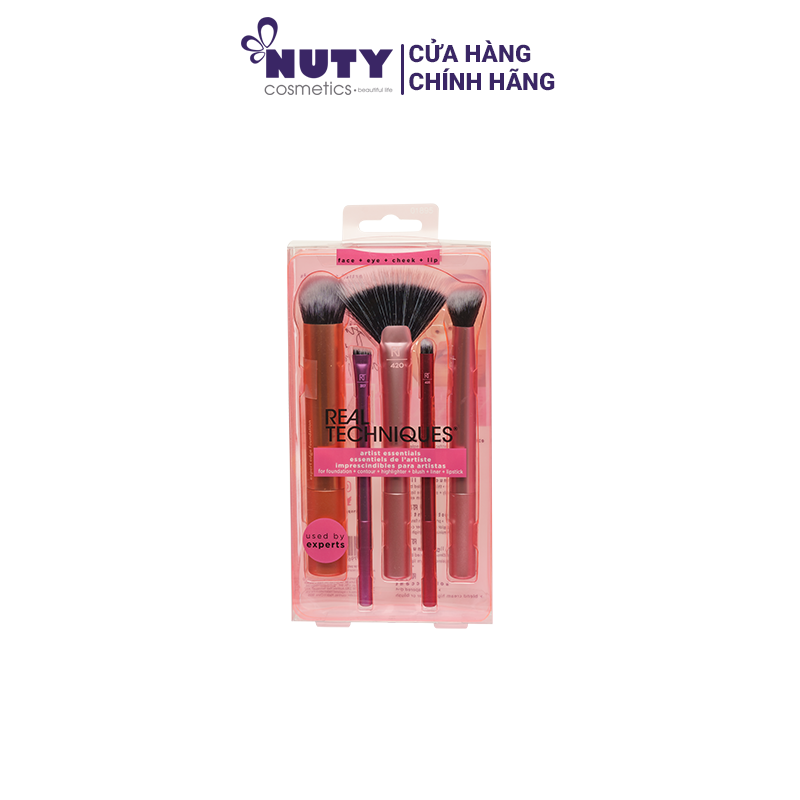 Bộ Cọ Trang Điểm 5 Món Real Techniques Artist Essentials