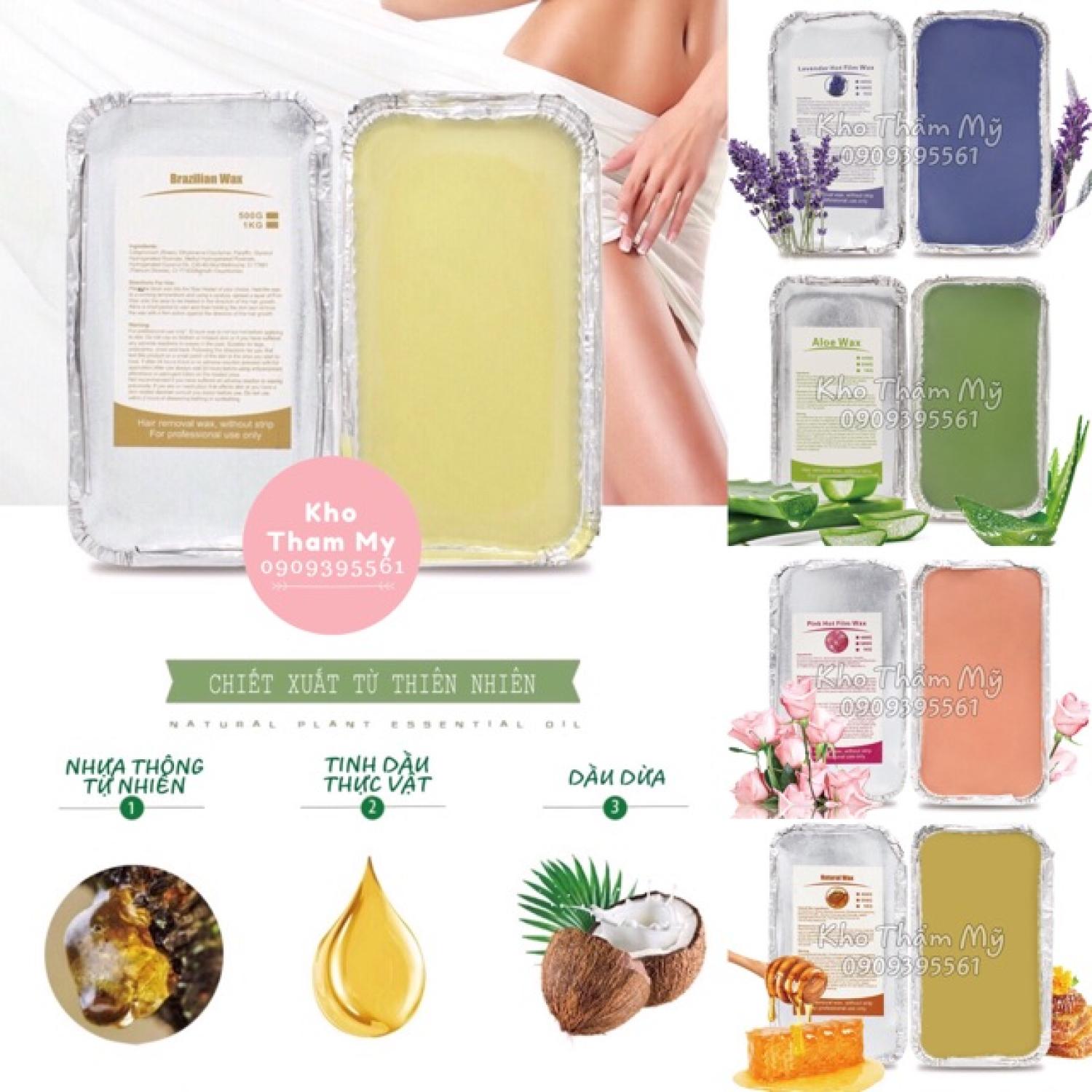 Sáp wax lông nóng dạng khối 500g