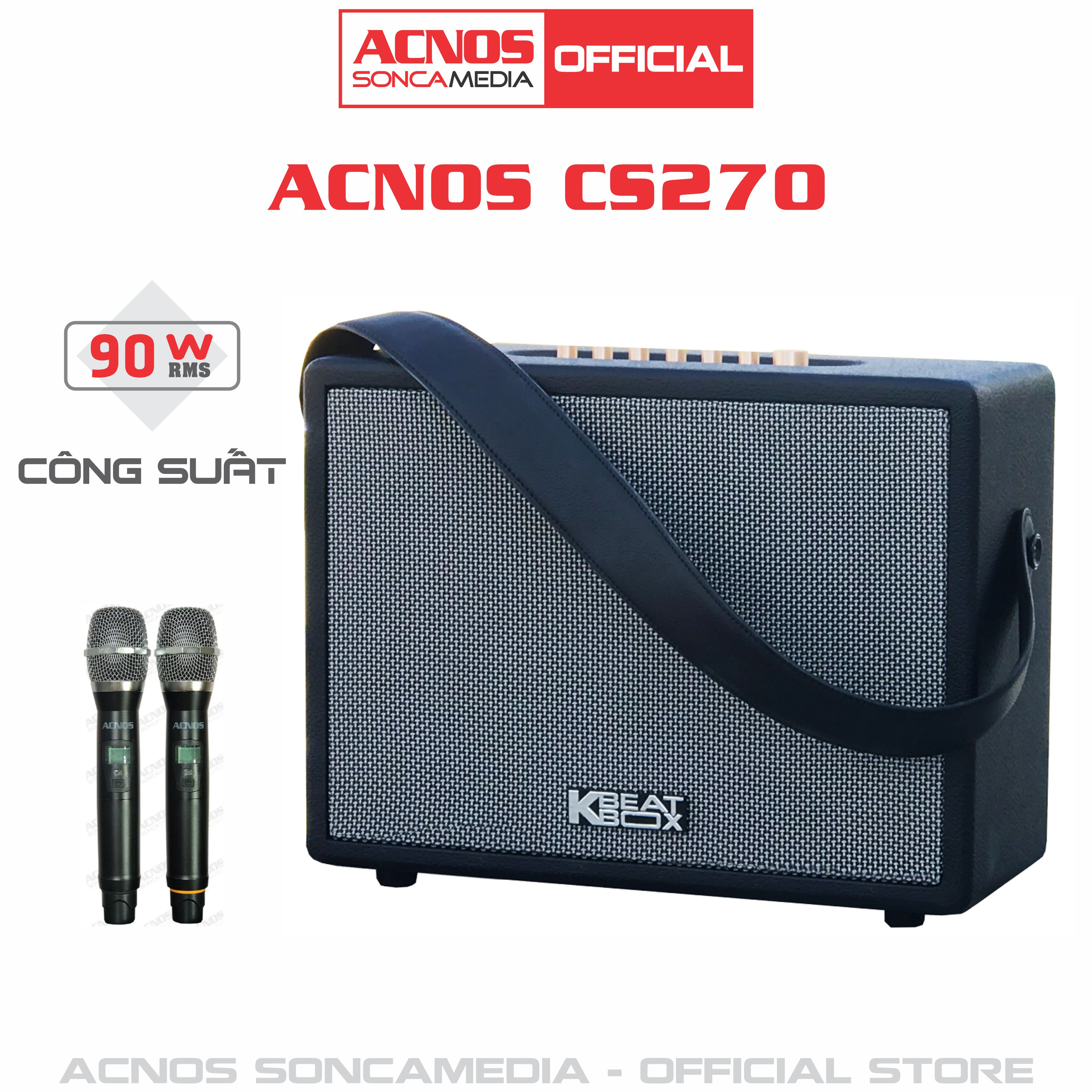 Dàn âm thanh di động xách tay mini ACNOS CS270