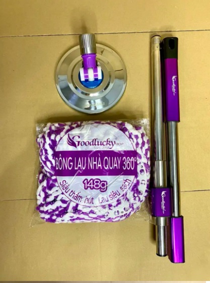 Cây lau nhà thay thế 360 độ Goodlucky - Hàng loại 1 - 4
