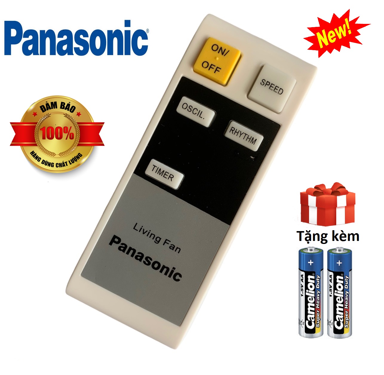 Điều khiển quạt cây, quạt treo tường Panasonic - Hàng mới [ tặng kèm pin ]