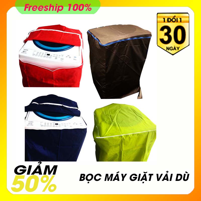 Vỏ Bọc Máy Giặt, Áo Trùm Máy Giặt - Ảnh Thật - Chống Bụi Bẩn - Chống Thấm Tiện Ích Việt Nam Mẫu mới nhất - Có video sản phẩm
