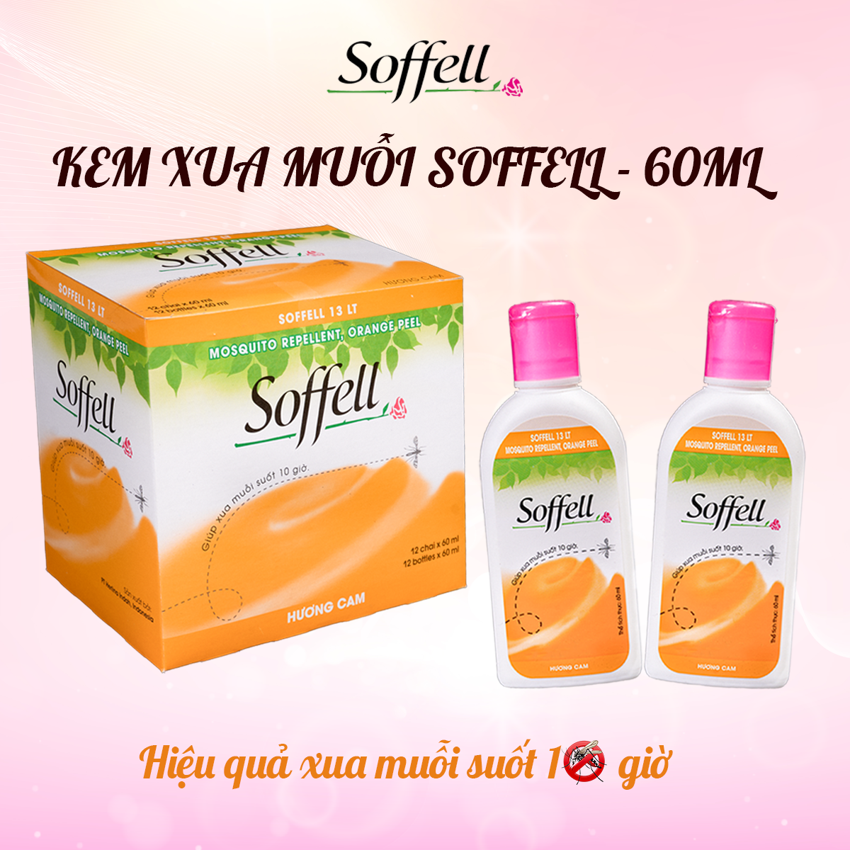 [COMBO 12] KEM XUA MUỖI SOFFELL 60ML - CHÍNH HÃNG SOFFELL