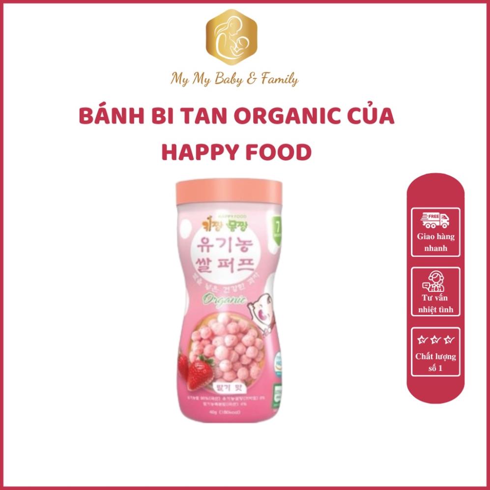 Bánh bi tan organic của Happy food