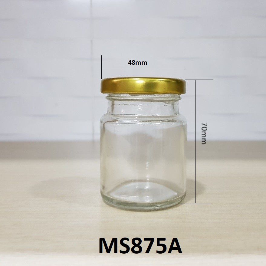 [HCM]Bộ 10 hũ thủy tinh đựng yến tinh bột 100Ml