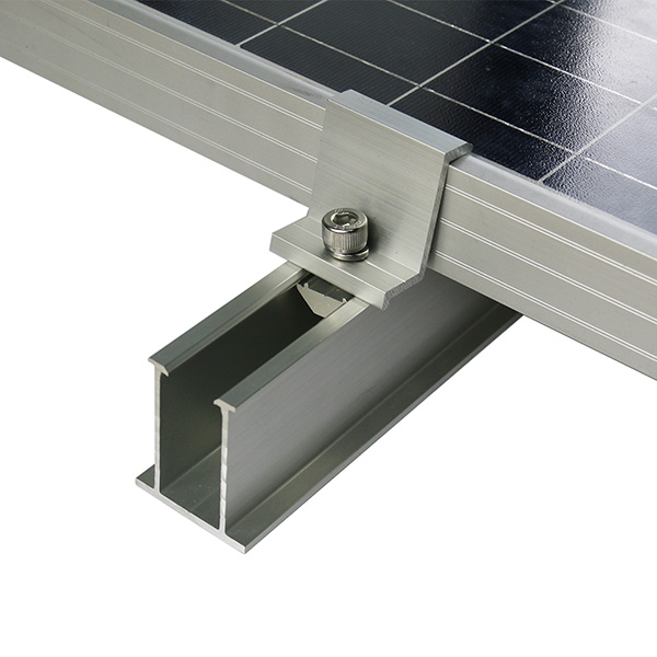 Thanh Mini Rail Nhôm Loại AL6005 -T5 Bắn Sóng Tôn Gắn Pin Mặt Trời – KT 200x40x46 mm_