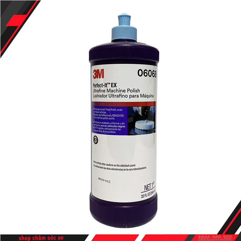 Dung dịch đánh bóng sơn xe ô tô 3m- 946ml