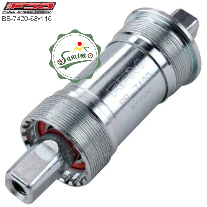 Cốt giữa FSA RPM BB-7420-68x116mm bạc đạn