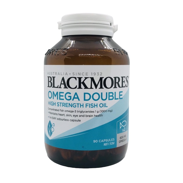 Viên uống bổ sung dầu cá x2 lần blackmore omega double high strength fish oil – hàm lượng omega 3