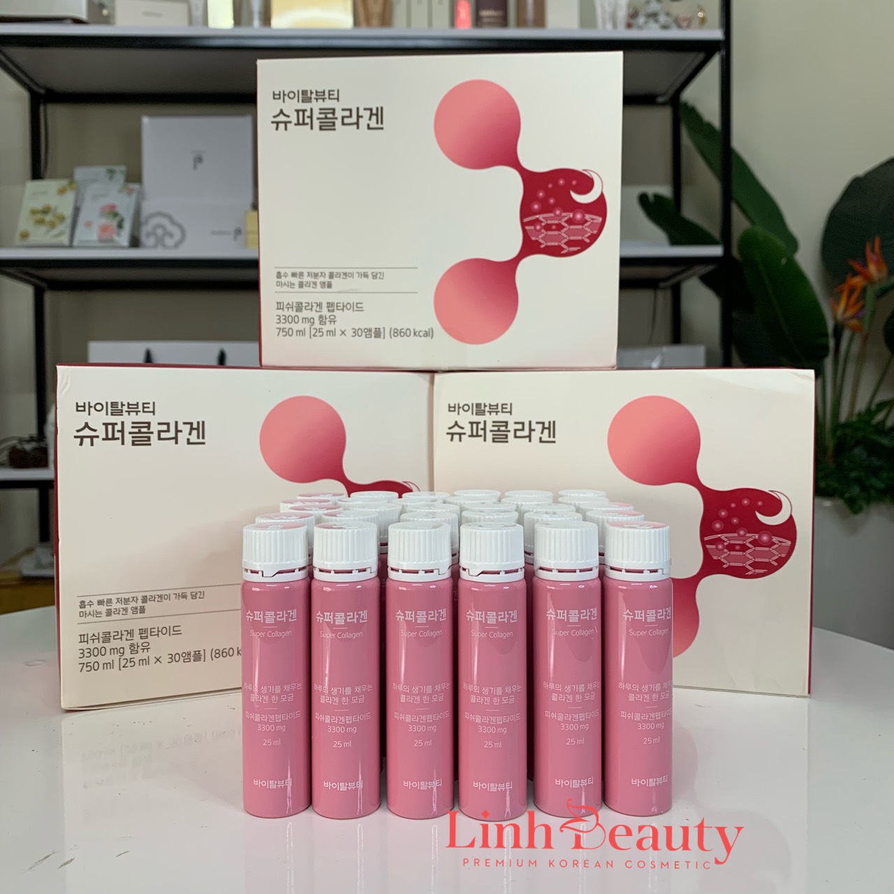Bộ dưỡng trắng vb collagen hàn quốc 30 lọ