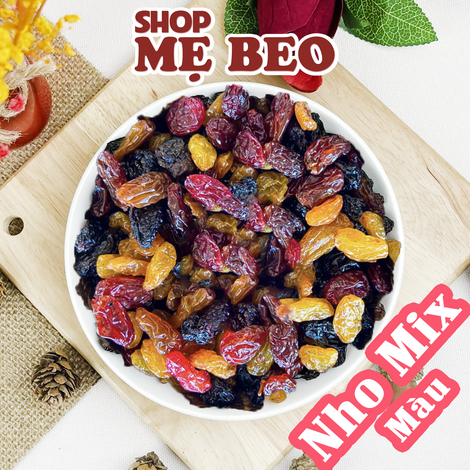 Nho mix màu ngon ngọt shop mẹ beo