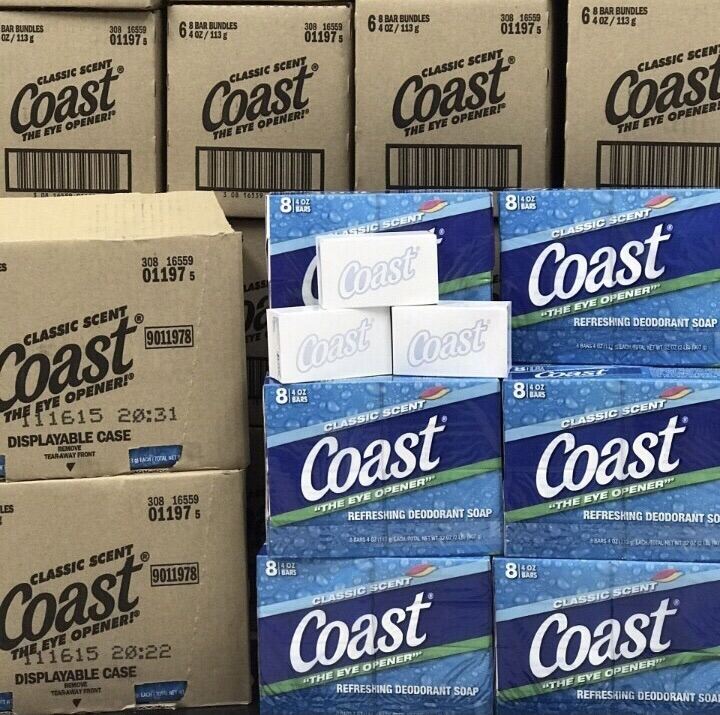 Xà phòng COAST Classic Scent Refreshing Deadorant Soap 113g, xà bông cục Coast hương gió biển-MiniMiu