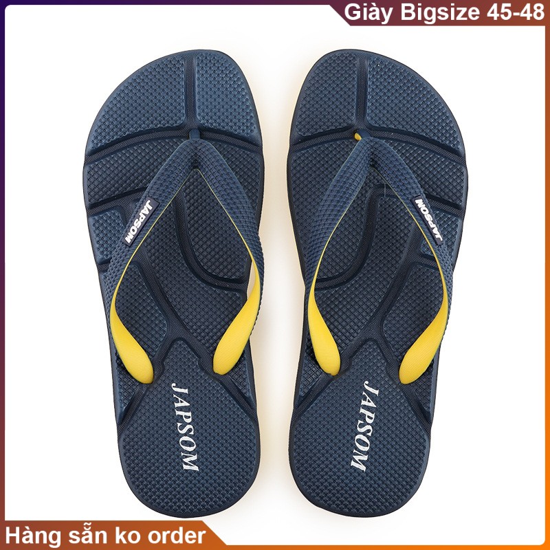 Dép tông, dép kẹp, dép xỏ ngón big size cỡ lớn 45 46 47 48 cho nam chân to. Men's wide flip-flops for fat feet.