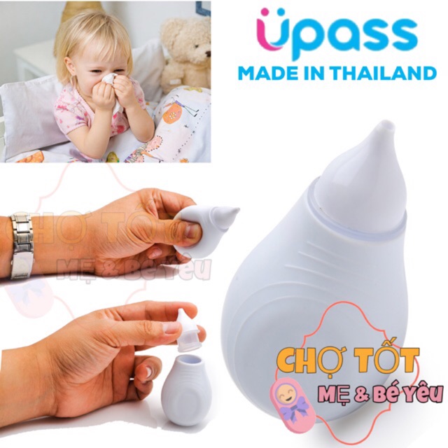 Dụng cụ hút mũi đầu mềm dạng bóp upass thái lan