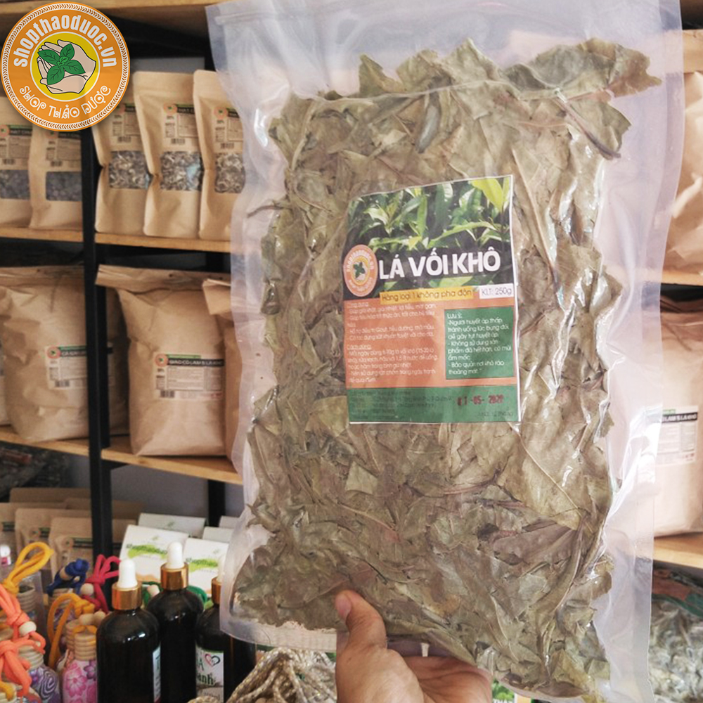 Combo 500g Lá Vối Khô Shopthaoduoc - Hỗ trợ ổn định đường huyết, mỡ máu, tốt cho người tiểu đường