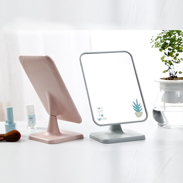 Gương soi TRANG ĐIỂM ĐỂ BÀN (có chân đứng) nông trại Mây