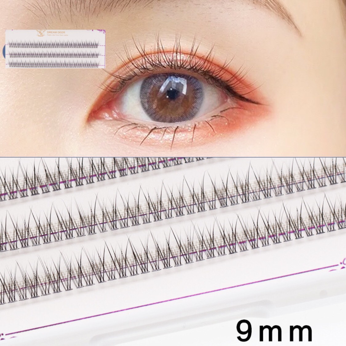 Lông Mi Gỉa Tự Nhiên - Mi Rời - Mi Chùm Tự Nối + Kèm Keo Dán