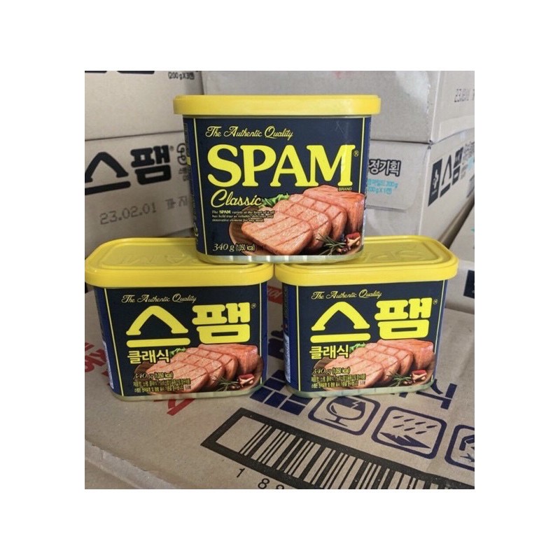 Thịt hộp hàn quốc spam