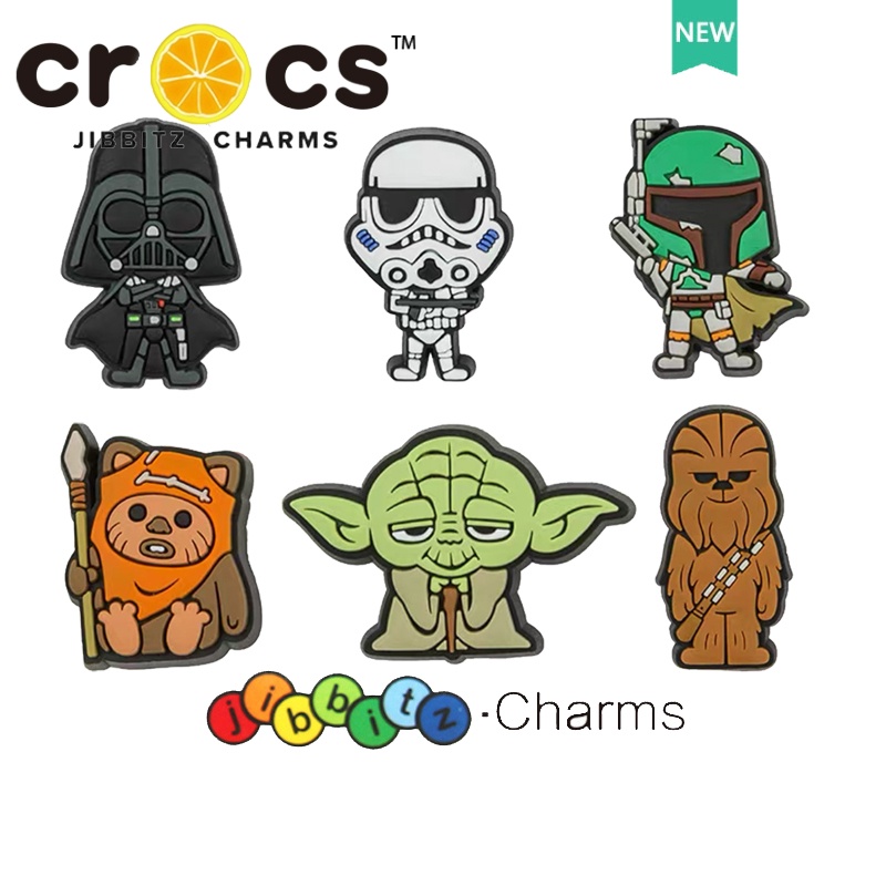 Phụ Kiện Trang Trí Giày cross Hình Nhân Vật Hoạt Hình Star Wars charms chamr dép crocs