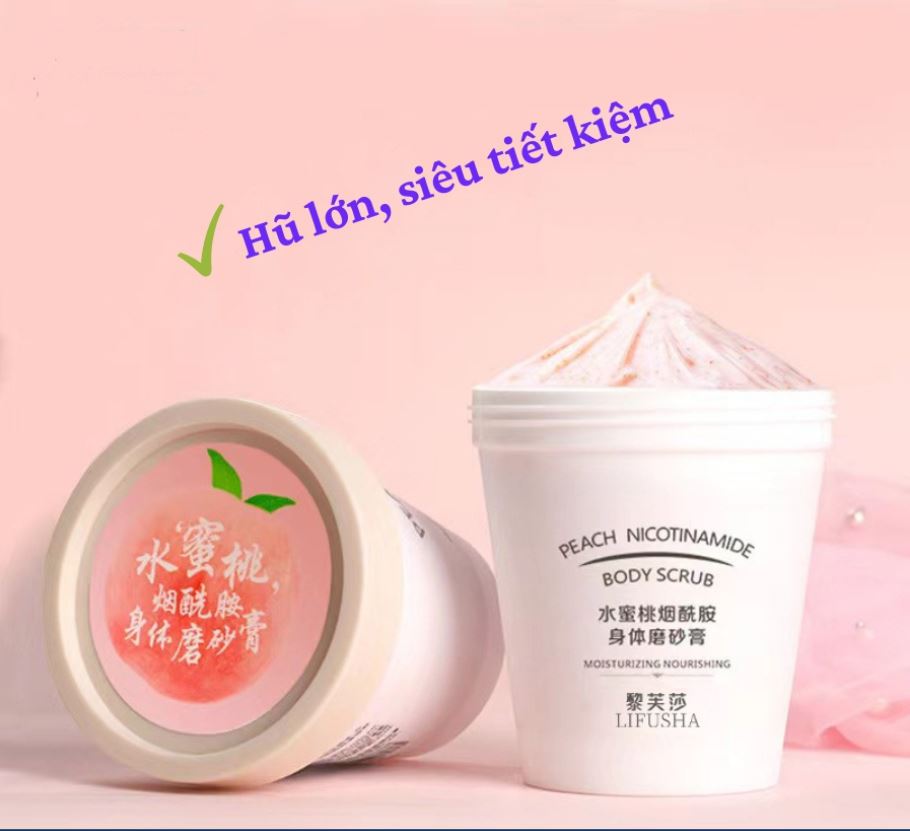 Tẩy tế bào chết body đào peach cream 200g