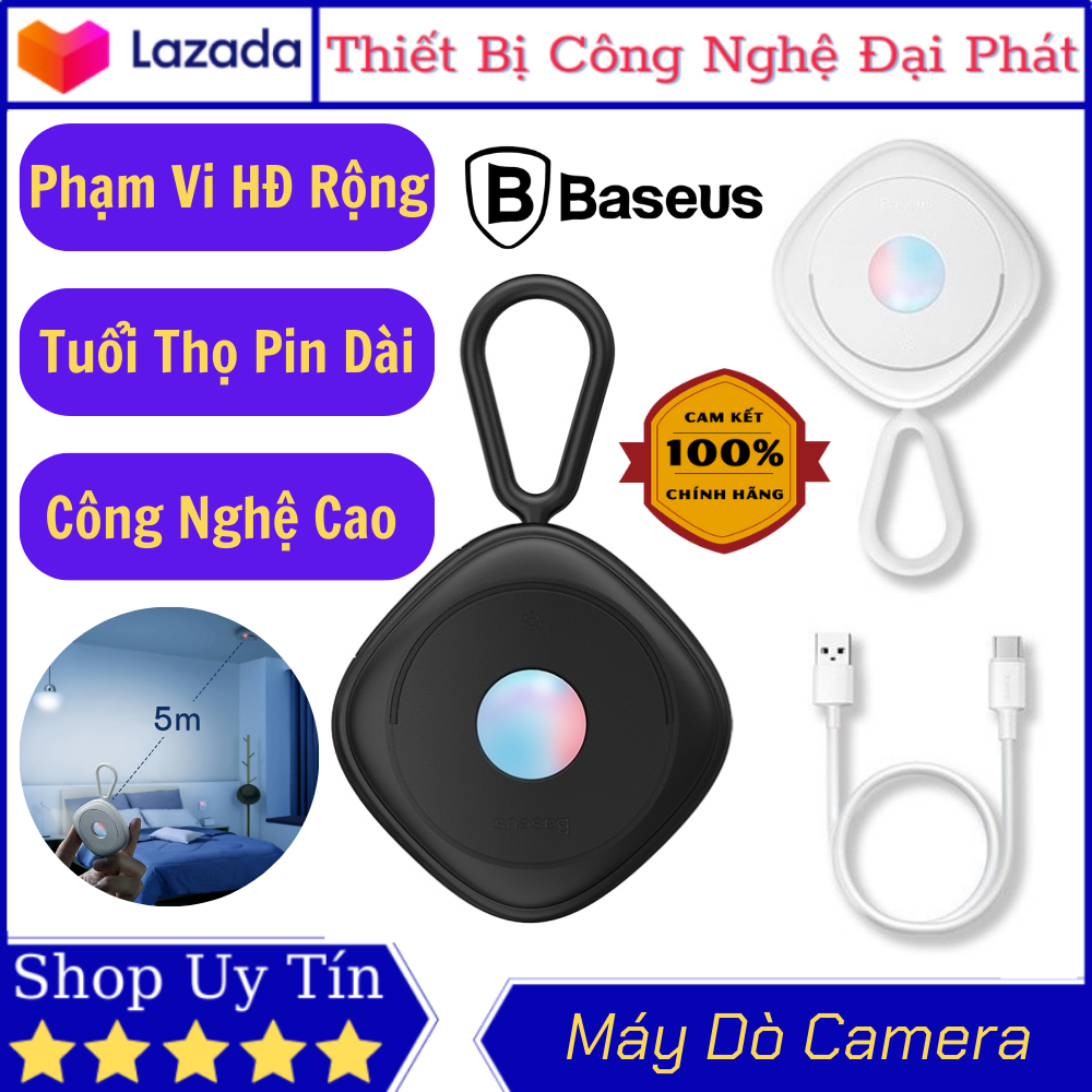 Máy dò camera baseus - chip cảm biến 3d công nghệ cao - pin chờ 720h - dễ dàng sử dụng