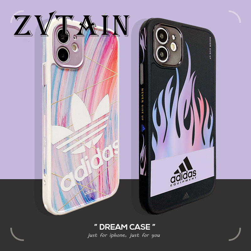 【Giao Hàng Nhanh】ốp Lưng Apple IPhone 11 12 Pro Max Ốp Điện Thoại Di Động Cao Cấp Ốp Silicon Mềm Cạnh Thẳng LOGO Dành Cho IPhone XR XS Max 7 8 Plus Ốp Lưng SE 2020 Quà Tặng