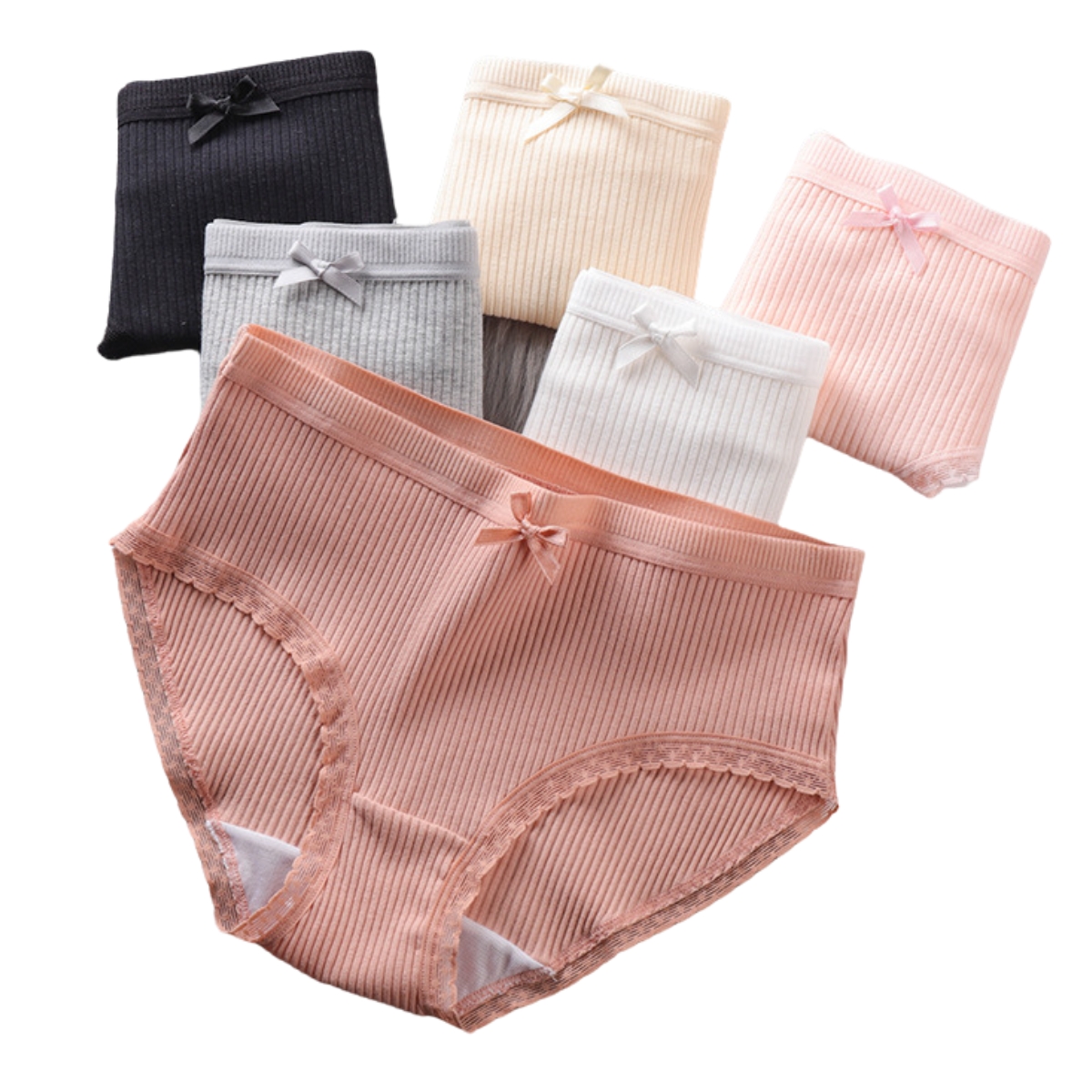 Combo 10 quần lót nữ b08 sexy phối ren đính nơ cạp vừa gân tăm, quần chíp ren nữ sinh trẻ trung nhât nâng mông gợi cảm dễ thương