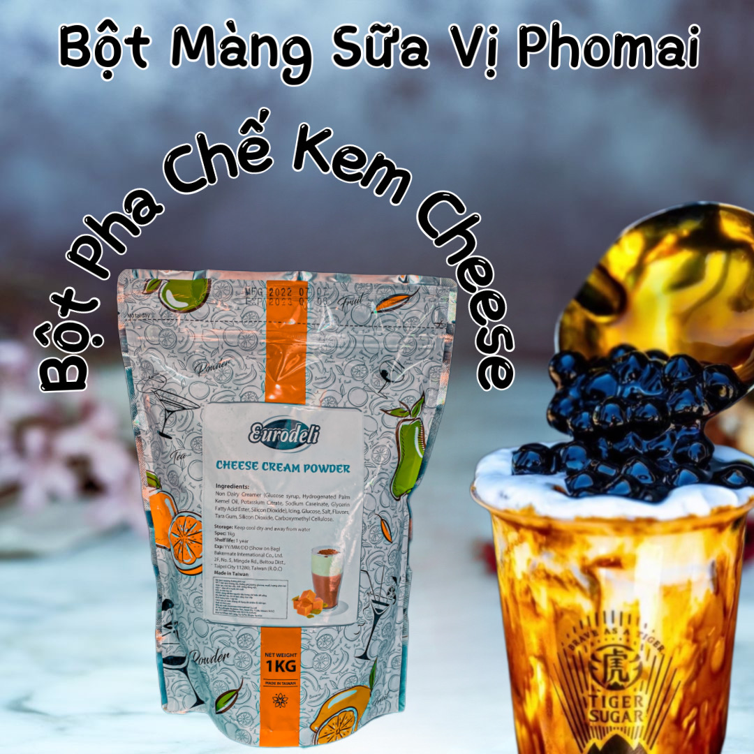 Bột pha kem cheese eurodeki - pha chế thịnh hành 1kg