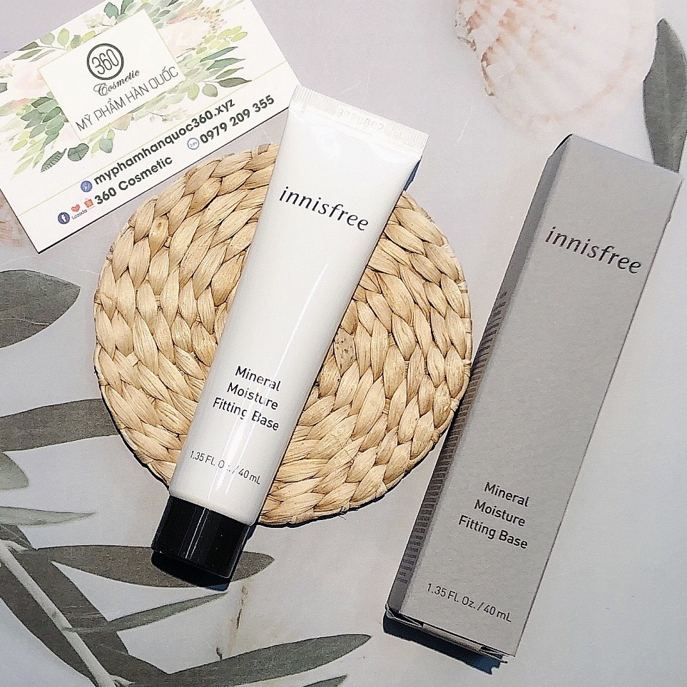 Kem lót giàu khoáng chất Innisfree Mineral Moisture Fitting Base 40ml