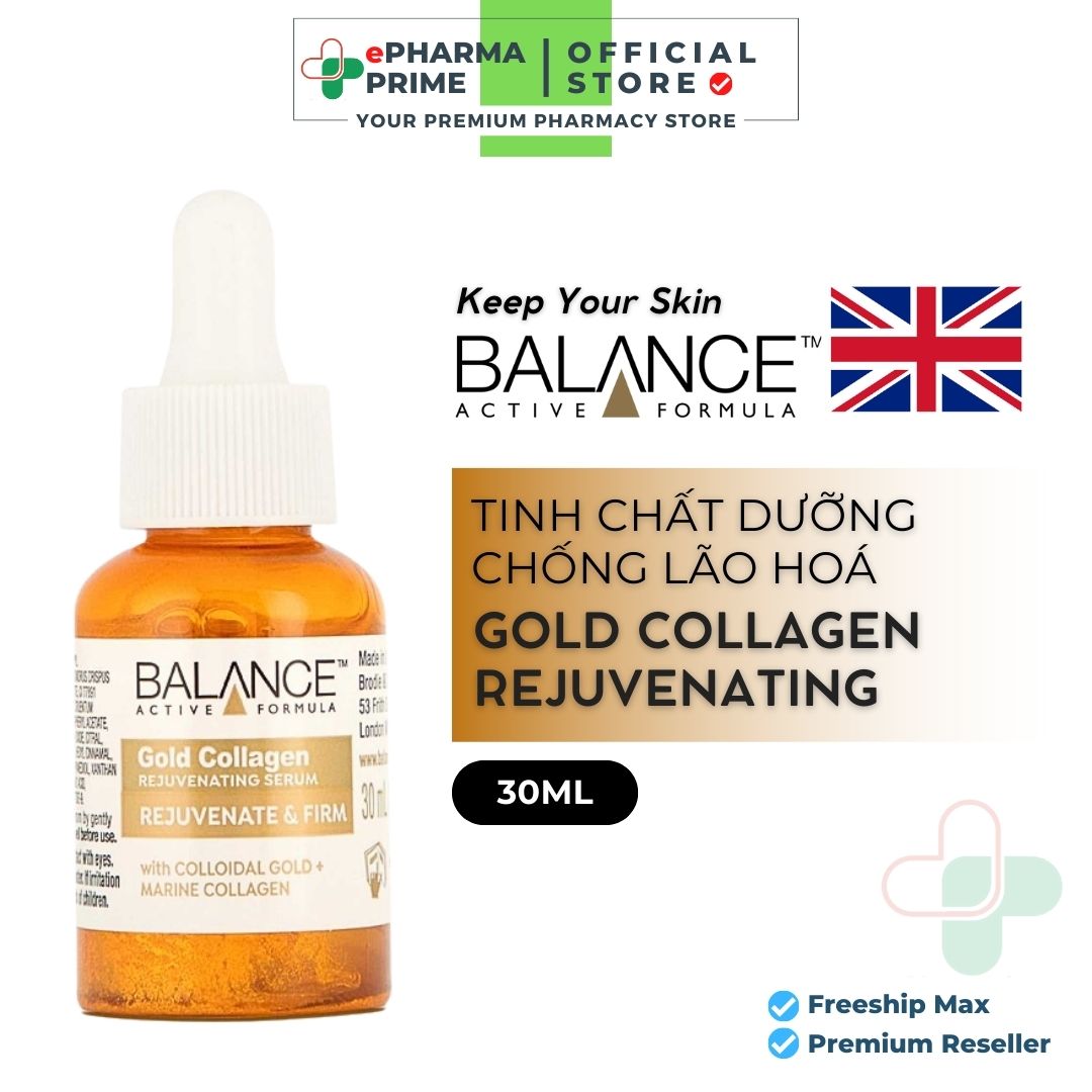 Serum balance gold collagen rejuvenating chống lão hoá, tái tạo da 30ml