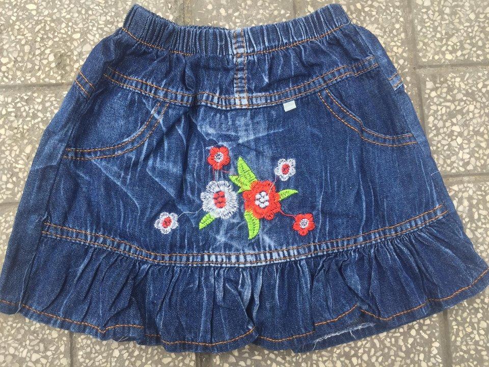 Quần short jean giả váy bé gái cực xinh
