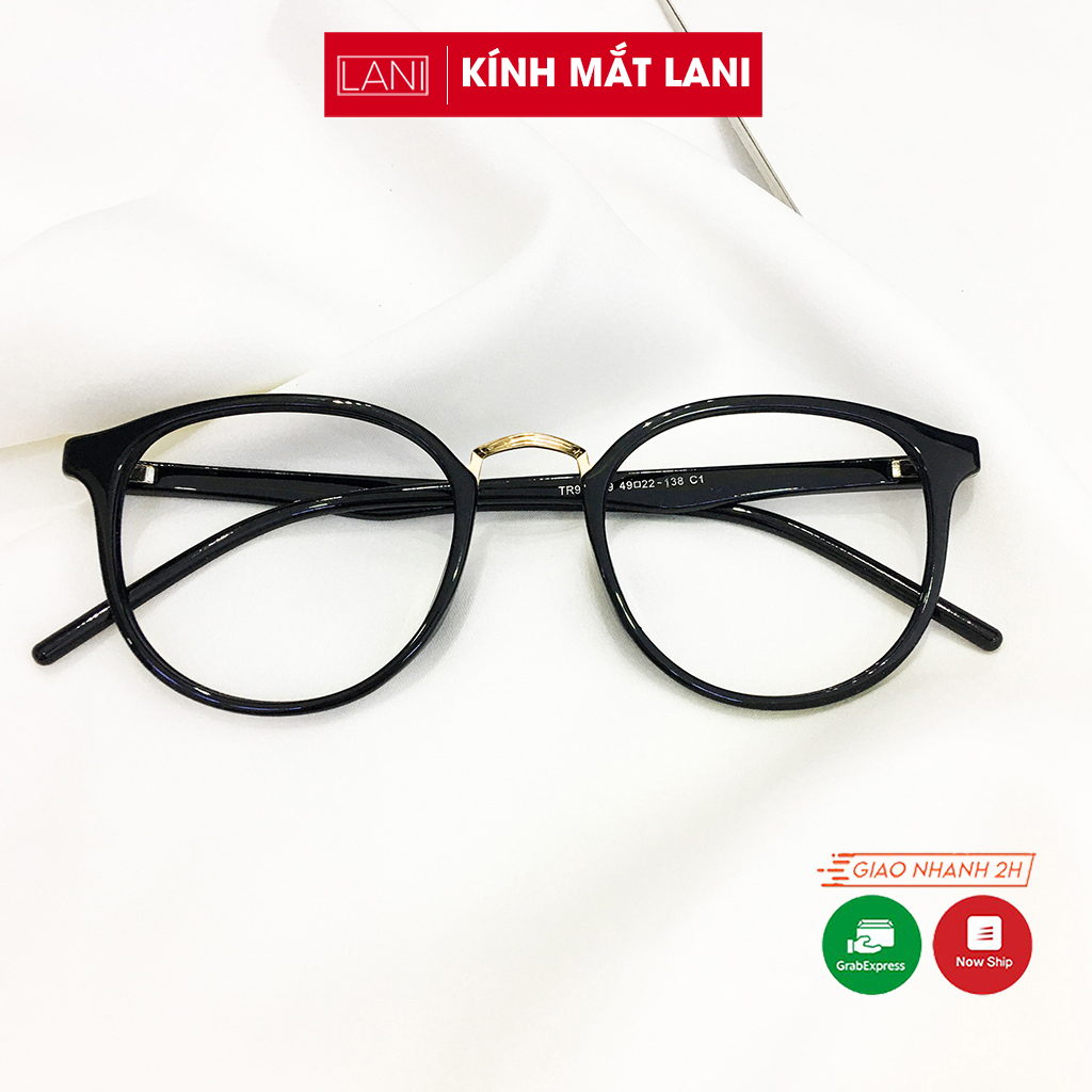 Gọng kính cận nhựa nhựa dẻo dáng bầu Lani 209 - Nhận lắp mắt cận có độ theo yêu cầu