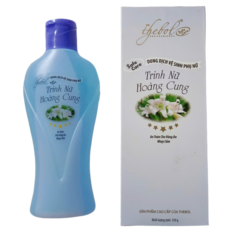 Dung dịch vệ sinh phụ nữ Trinh Nữ Hoàng Cung Thebol Safe Care 150g