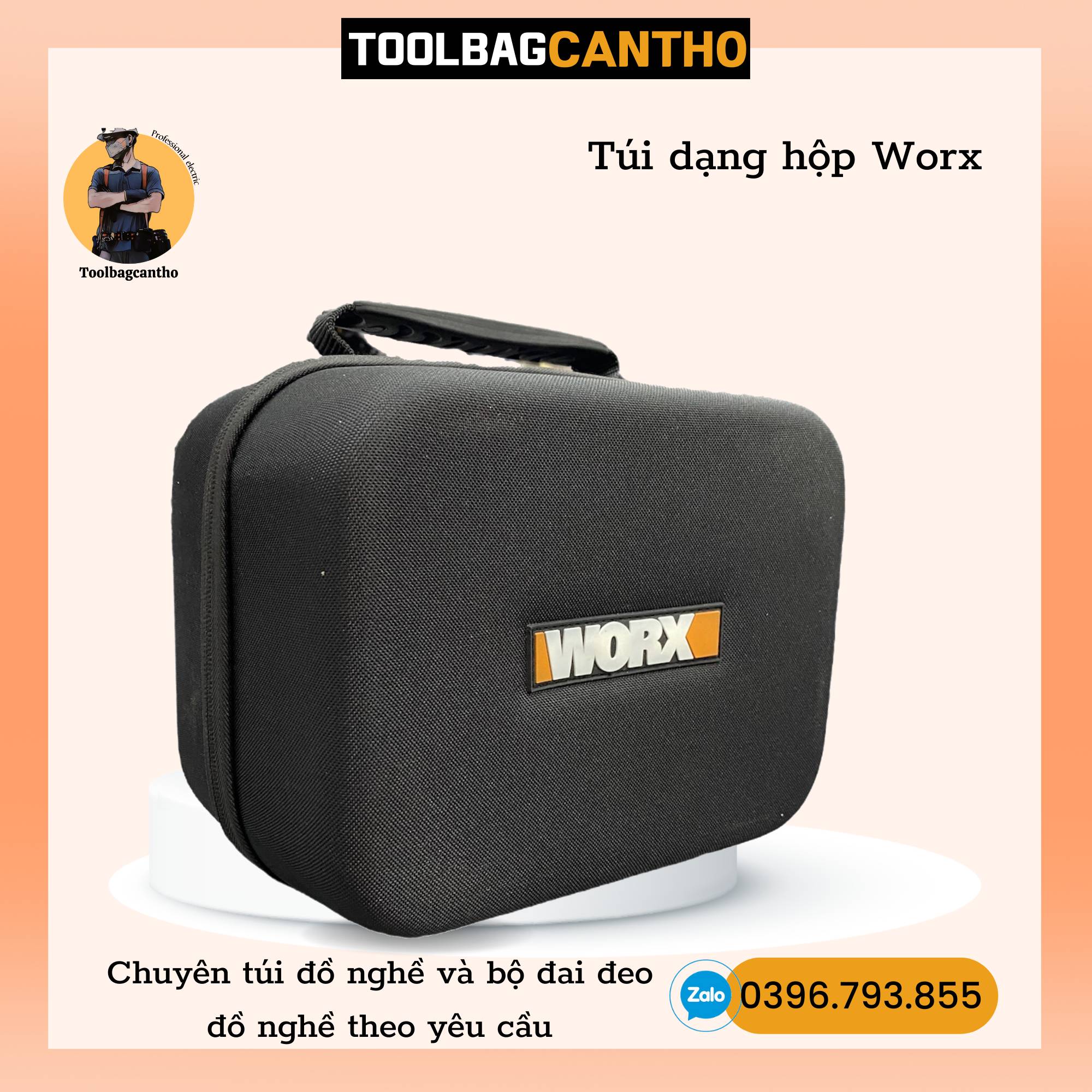 Túi xách đựng đồ nghề dạng hộp Worx