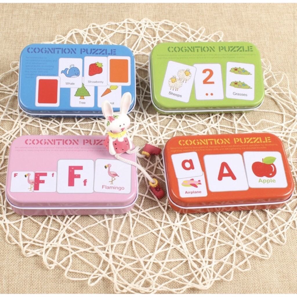 Hộp thẻ flash card cho bé