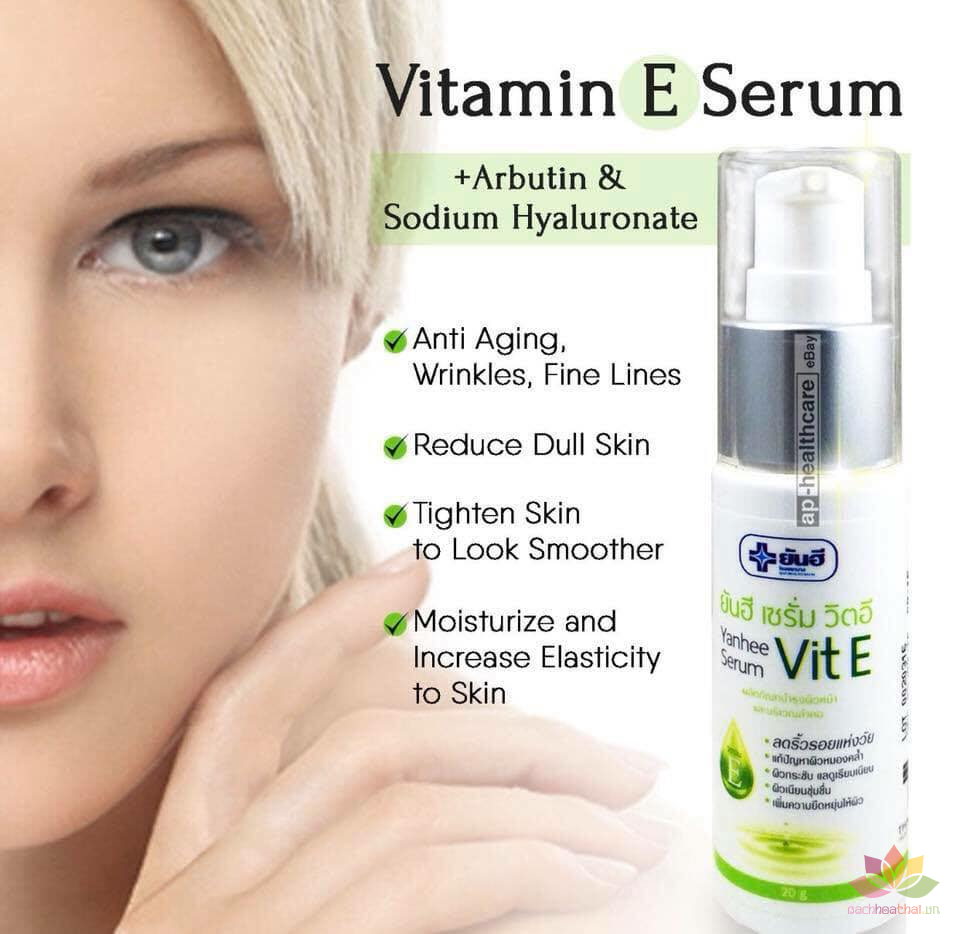 Serum trắng da giảm nếp nhăn mờ sẹo Vit E Thái lan