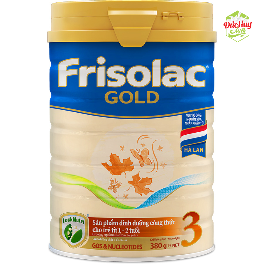 Sữa bột Frisolac Gold 3 380g (Mới) (Date T2/23)