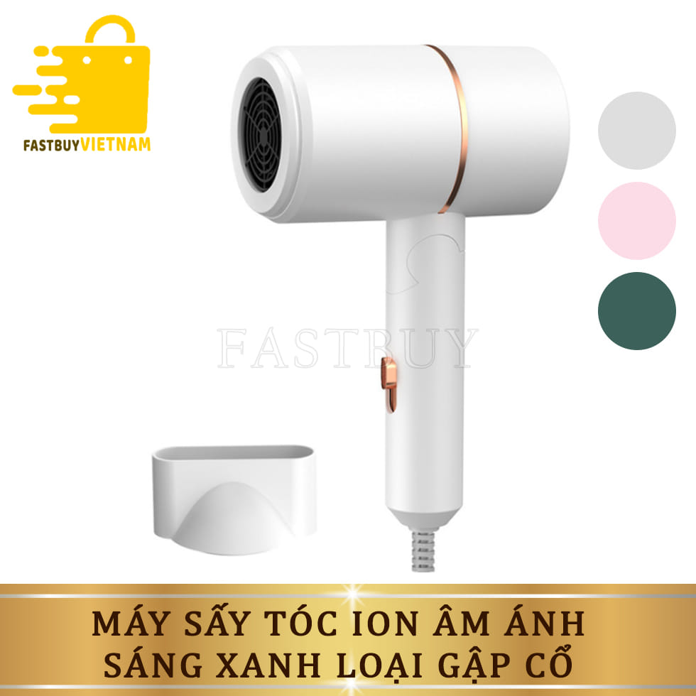 Máy Sấy Tóc 2 Chiều Mini Ion ÂM Ánh Sáng Xanh Gấp Gọn Nhỏ Gọn Thời Trang Phù Hợp Với Du Lịch , Bảo Vệ Tóc Tốt Hợp