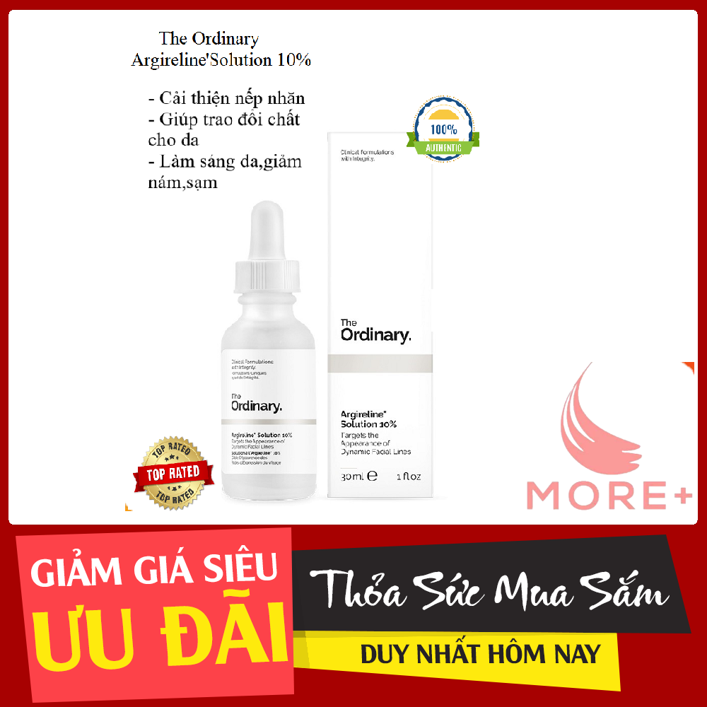 The Ordinary Argireline Solution 10%. Tinh chất chống lão hóa làm giảm nếp nhăn