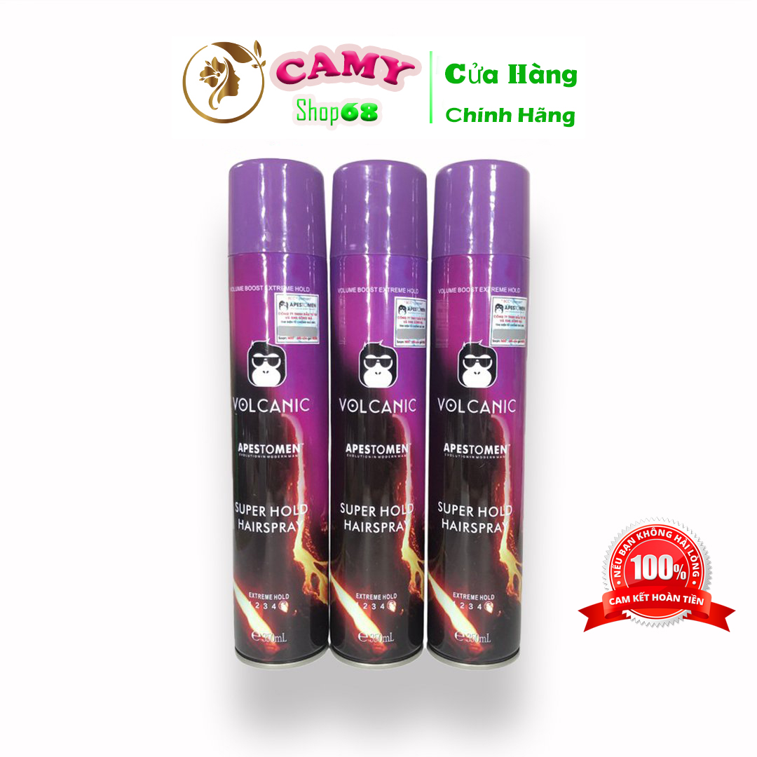Gôm xịt tóc tạo kiểu vocanic chính hãng camy shop68