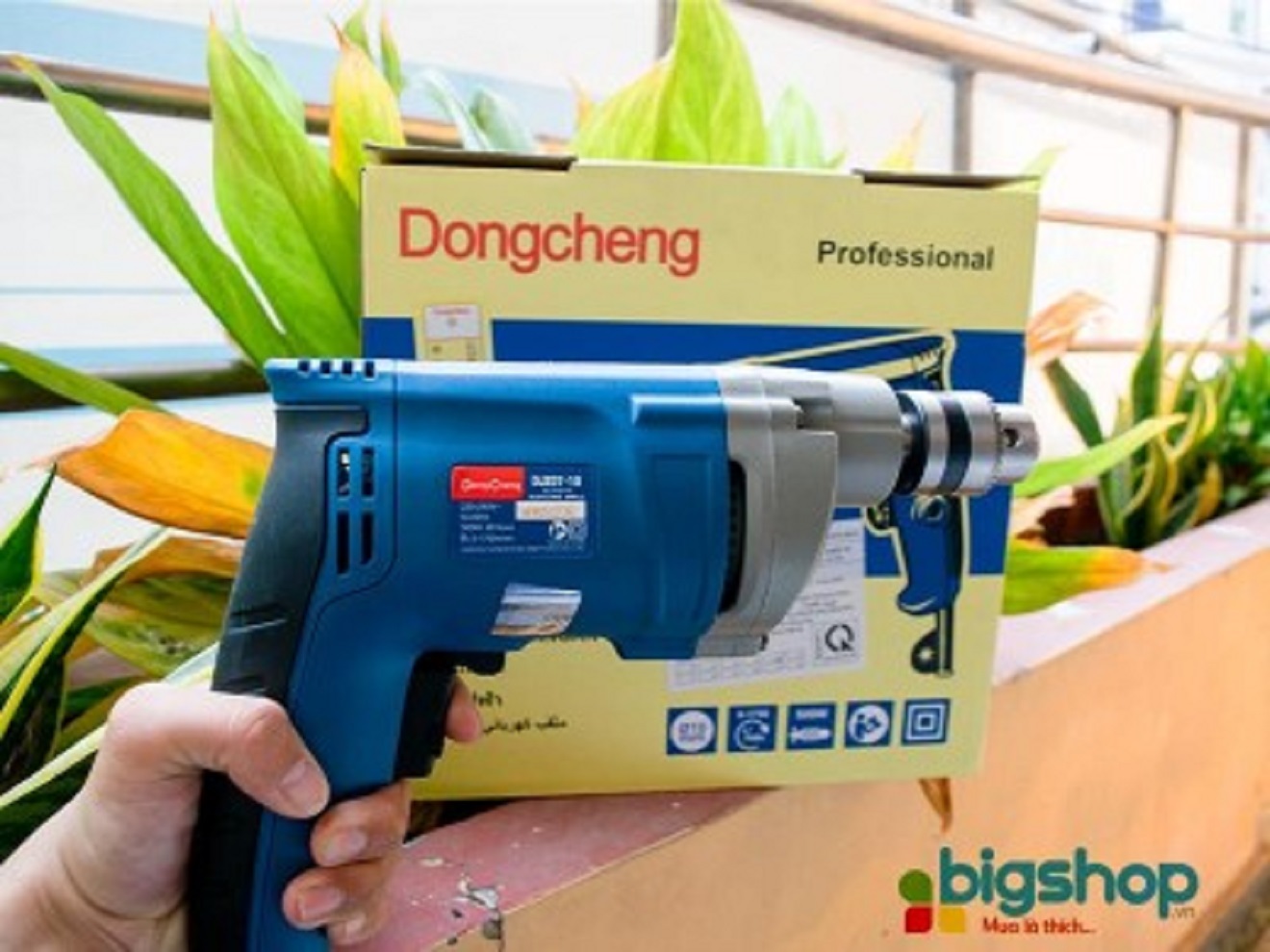 Máy khoan bắn vít dong cheng djz07-10