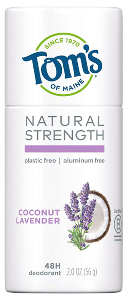 Lăn khử mùi dạng sáp hương hoa oải hương Tom's of Maine Natural Deodorant Stick Coconut Lavender 56g (Mỹ)