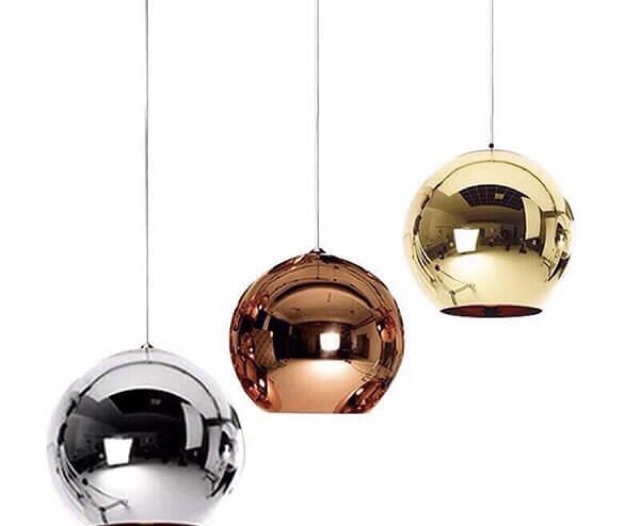 đèn thả trang trí quả cầu thuỷ tinh phi 200
