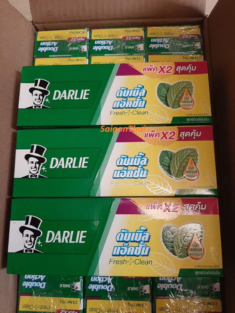 Kem đánh răng ông tây đen darlie bạc hà 170gr