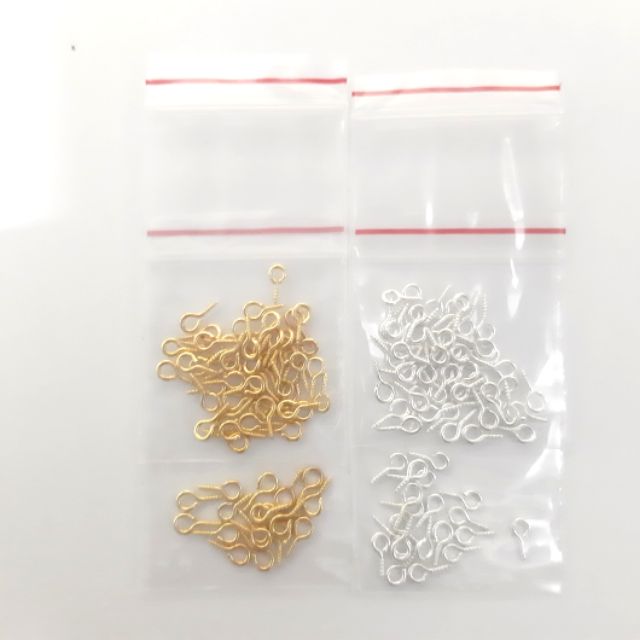 Đinh Khoen Bạc Kích Thước 4mm