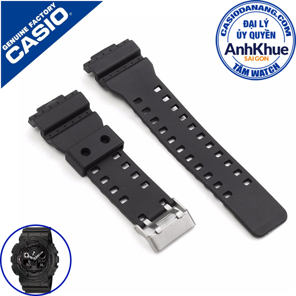 Dây đồng hồ nam casio g-shock chính hãng ga-100-1a1dr