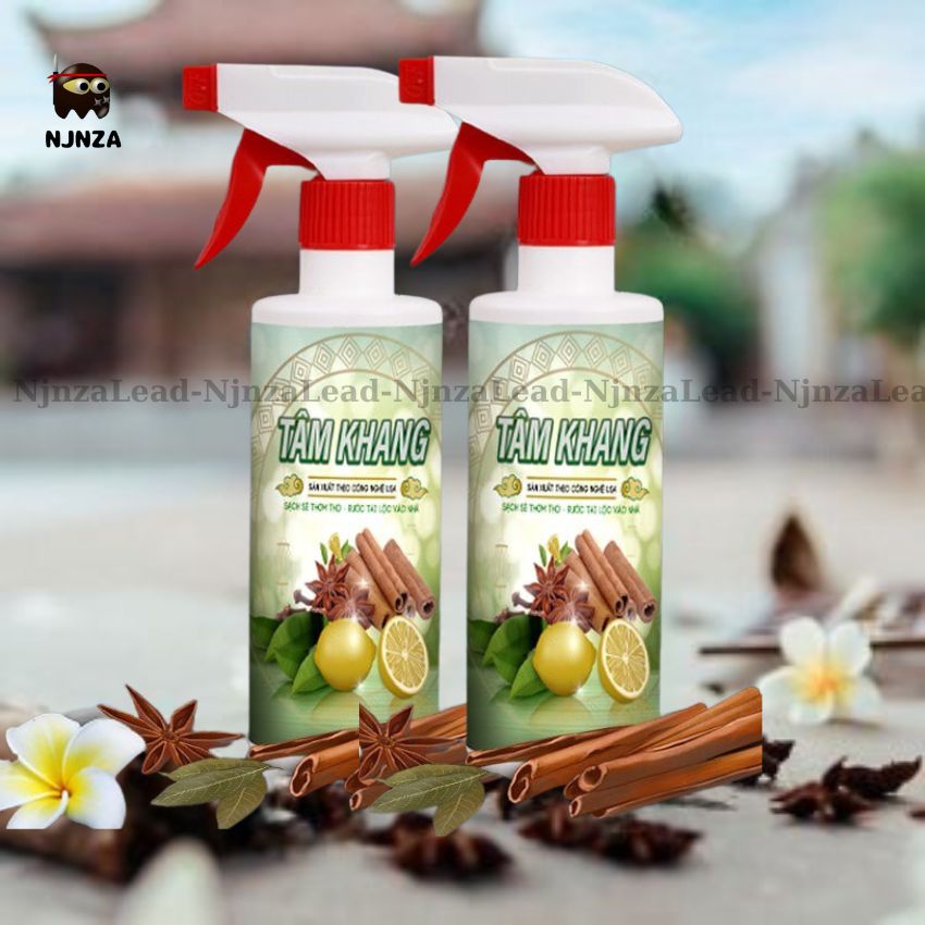 Nước lau bàn thờ Tâm Khang thảo mộc hương quế, nước lau ban thờ an toàn làm sạch đồ thờ 2023